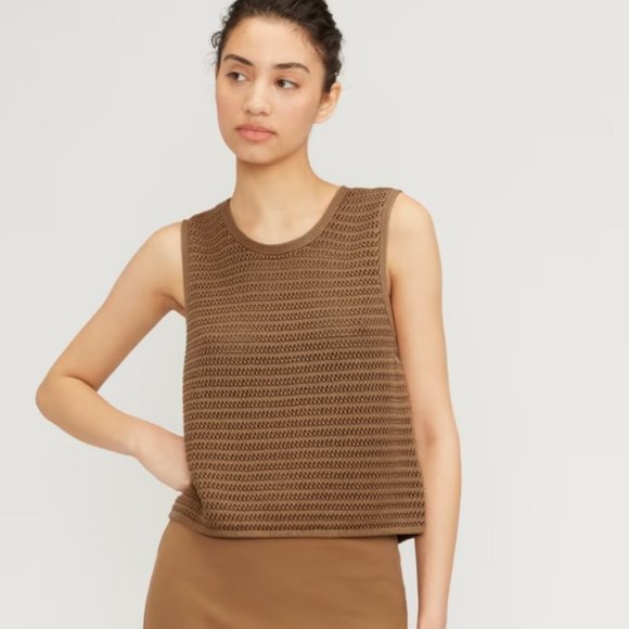 Everlane Tops - Everlane The Crochet Knit Cami